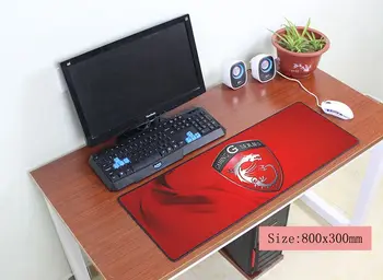 Msi pelės mygtukai 800x300mm padas su pele kompiuteris notbook kilimėlis Masė modelis žaidimų padmouse žaidėjus, dideli klaviatūros, pelės kilimėliai