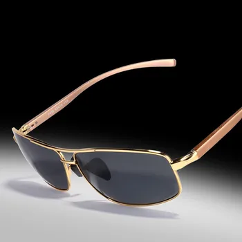 UŽUOLAIDŲ 2018 Dizaineriai dizaino vyriški aliuminio, magnio lydiniai, poliarizuota akiniai nuo saulės sporto akiniai vairavimo Saulės akiniai UV400