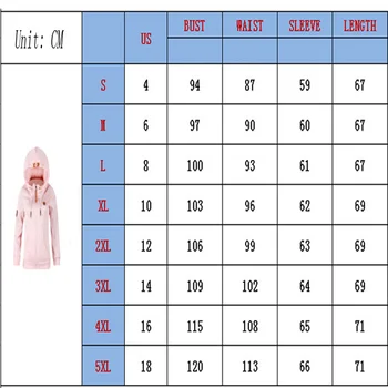 Moterų palaidinukė Atsitiktinis vientisos spalvos Kišenės Susiuvimo ilgomis rankovėmis hoodies Rudenį, Žiemą, moterų hoodie plius dydis S-5XL