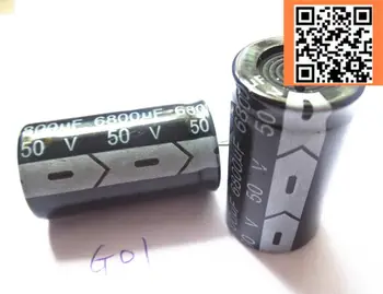 2vnt/daug G01 50V 6800UF aliuminio elektrolitinių kondensatorių dydis 22*40 6800UF 50V