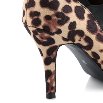 Nauja Seksuali Leopard šalies aukštakulniais mados Pažymėjo Tne moterų suknelė, batai zapatos mujer dydis 32 33 -42 43