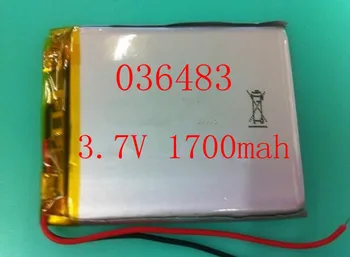 Dydis 306483 3.7 V 1700mah Ličio polimerų Akumuliatorius su Apsaugos Valdybos MP4 PSP GPS Skaitmeninio Produkto Nemokamas Pristatymas