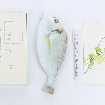 Kūrybos Žuvies Formos Pieštuku Atveju Kawaii Korėja Stiliaus Naujovė Medžiaga Pieštukai Krepšiai, Mokykliniai Reikmenys Raštinės Reikmenys Karšto Pen Dėžutę