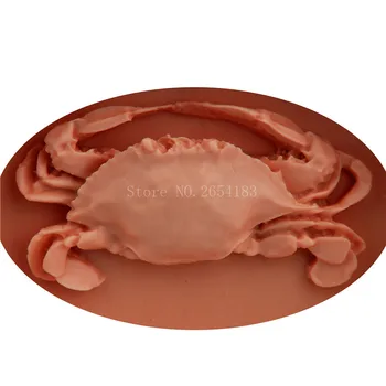Gyvūnų Jūros Krabų formos Silikoninis Minkštas Muilas 3D Torto Formą Keksiukų Želė Saldainiai, Šokoladas Apdailos Kepimo Įrankis Formų FQ2192