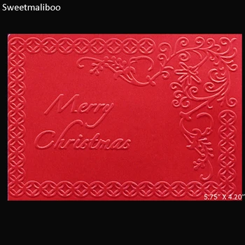 Linksmų Kalėdų Nėrinių Įspaudas katalogą plastiko Scrapbooking trafaretai popieriaus kortelės priėmimo amatų apgaubti albumą dovanų dėžutėje dekoro 2017
