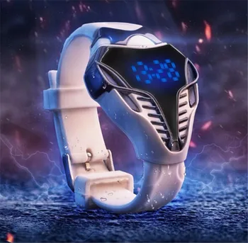 2016 Naujas skaitmeninis LED laikrodžių unikalaus dizaino, silikono vertus žiedą, laikrodį Už berniukas mergaitė studentų sporto laikrodžiai relogio masculino