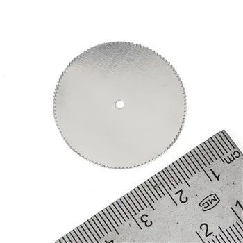 JimBon 5vnt/set 32mm Nerūdijančio Plieno Gabalas Metalo Pjovimo Diskas su 1 Įtvarą už Dremel Rotaciniai Įrankiai