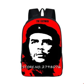 Che Guevara Bag Kuprinė Kuprinė Che Guevaros Bagpack Mokyklos Krepšiai Ernesto Black Kuprinė Vyrų Herojus Spausdinimo Kuprinės Vaikams