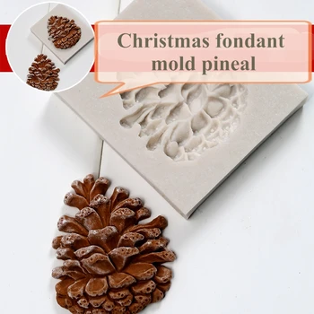 Silikono formos Kalėdų serija minkštas formų cukraus amatų Kalėdų kankorėžinė už pyragas papuošalai