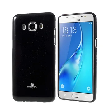 J7 2016 Atveju Originalus prekių Telefono dėklas Samsung Galaxy J7 2016 J710 J710F Blizgus, Spalvingas Blizgučiai Silikono Gelis, Želė Dangtis
