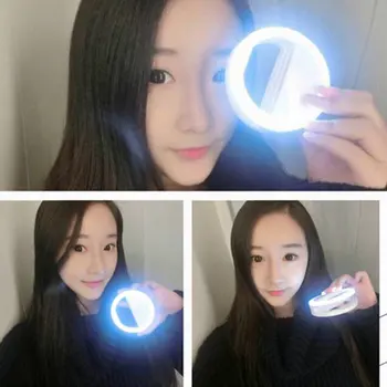 JOYTOP 36 LED Nešiojamų Selfie Led Flash vaizdo Kameros Įrašą-Mobiliojo telefono Selfie žiedas, šviesos, vaizdo, šviesos, Naktį Didinti Užpildykite Šviesa