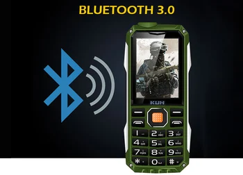 KUH T998 Telefonas Su Power Bank Telefonas Dual Sim Kamera, MP3 Žibintuvėlis ShockproofRugged 2,4 Colių Pigūs mobiliųjų telefonų