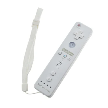 Built-in Motion Plus Belaidžiai Nuotolinio Gamepad Valdytojas Nintend Wii Remote Controle Kreiptuką Joypad Su Silikono Atveju