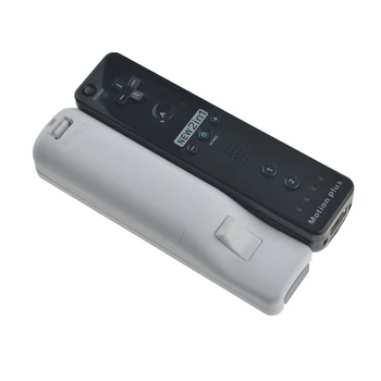 Built-in Motion Plus Belaidžiai Nuotolinio Gamepad Valdytojas Nintend Wii Remote Controle Kreiptuką Joypad Su Silikono Atveju