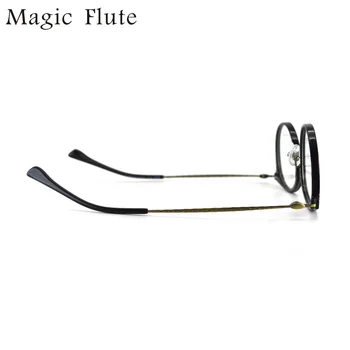 2018 m. Derliaus TR90 Akinius su metaliniais optinių rėmelių akinius Visą kadrą Vyrų ir moterų mados recepto Akiniai 1228