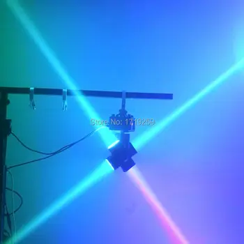 Karšto Varantys LED Judančios Galvos Šviesos 4x10w RGBW 4in1 Sukasi LED Šviesos Scenos Apšvietimas Puikus efektas DJ Disco Vestuves
