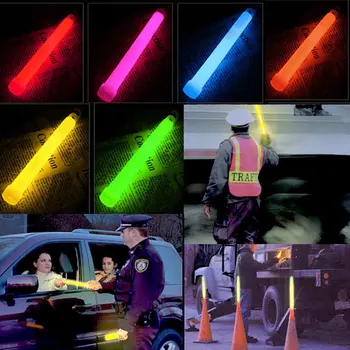 10vnt 6inch Pramoninės Klasės Švyti Lazdos Light Stick Šalies Kempingas Avarinius Žiburius, Glowstick Cheminių Liuminescencinės LS