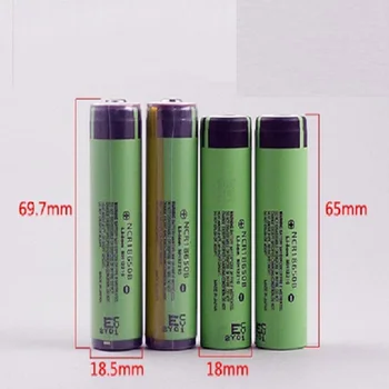 2017 Originalus Antirr 18650 3400mAh baterija 3.7 V, Li-ion Rechargebale baterija PCB Saugomų panasonic 18650B 18650 3400mah