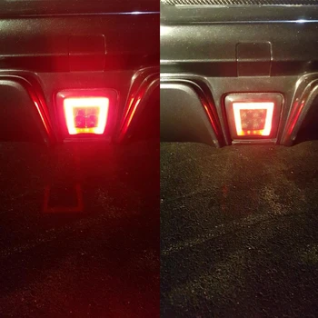 1pcs All-in-one LED Galiniai Rūko žibintai, Stabdžiai ir Atsarginės Atbulinės Šviesos 2009-14 Nissan 370Z Led 4 Stabdžių lemputė 12V Automobilio stiliaus