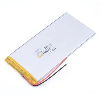 3555140 3.7 V 3000mah (polimeras ličio jonų baterija) Li-ion baterija tablet pc 3.7 colių MP3 MP4 tablet pc Vedio Žaidimas
