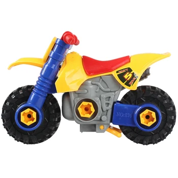 3D surinkimo motociklo žaislas modelių kūrimo vaikų švietimo žaislai