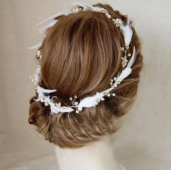 Idealway 6 Stilius, Prabanga, Kristalų, Perlų Vestuvių Nuotaka Vestuvių Lankelis Mergaičių Juostelės Tiara Lankelis Hairpiece Plaukų Aksesuarai