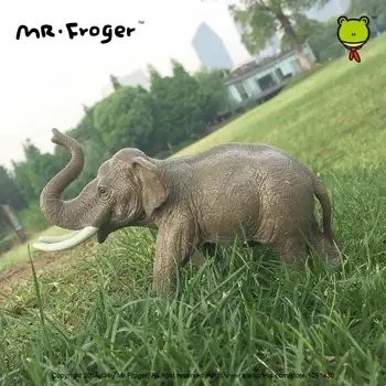 Ponas Froger Dramblys modelis Klasikinis žaislas Vaikams modeliavimo zoologijos sodų ir laukinių gyvūnų žaislų rinkinys PVC Lėlės Kieto plastiko PVC Mokslo
