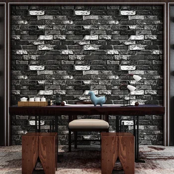 Beibehang Iškilumo 3D Plytų Sienos, Popieriaus Šiuolaikinių ir Senovinių Plytų, Akmens Modelio Popieriaus Tapetai Roll kambarį Sienų dangos