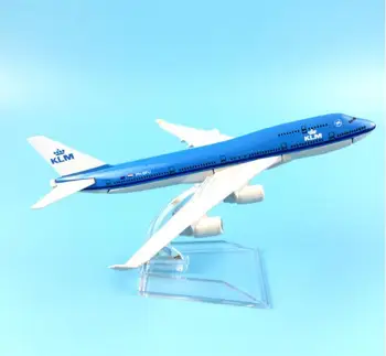 Plokštumoje modelis Boeing747 KLM Royal Dutch Airlines 
