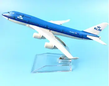 Plokštumoje modelis Boeing747 KLM Royal Dutch Airlines 