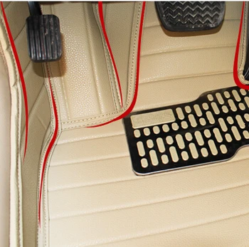 Stabdžių praleisti skirta ne kvapo visiškai apsuptas kilimai specialių automobilių kilimėliai Dodge Grand Caravan 7seats-2011 vandeniui