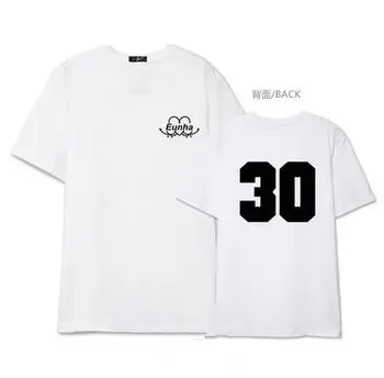 2016 m. vasaros kpop mergina gfriend L. O. L nario vardas spausdinimo trumpas rankovės marškinėliai sinb enhua t-shirt mėgėjams tees