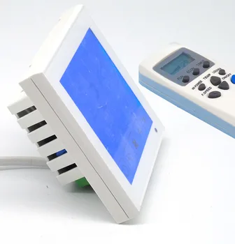 2p 4p jutikliniu ekranu, Ventiliatorius ritė programa termostatas temperatūros valdiklis su nuotolinio