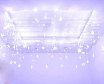 4M Ledo led styginių šviesos Naujųjų metų patalpų apšvietimas girliandą star modeliavimo led luminarias kalėdinė dekoracija 100SMD 18 Žvaigždės