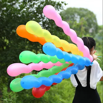 Aukštos kokybės 50pcs 2.5 g Spiralės twist balionai sumaišytų spalvų dekoratyviniais ceremonija vaikų žaislai Karšto