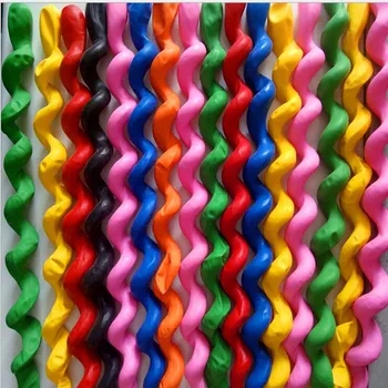 Aukštos kokybės 50pcs 2.5 g Spiralės twist balionai sumaišytų spalvų dekoratyviniais ceremonija vaikų žaislai Karšto