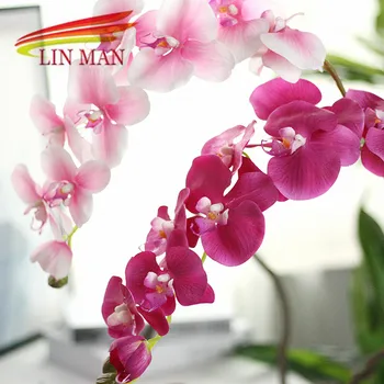 Šalies Šilko Orchidėja Dirbtinių Gėlių vadovai ,drugelių orchidėja, Gėlių, Vestuvių Dekoravimas