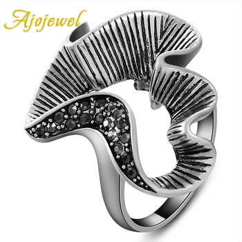 Ajojewel Prekės Retro Stiliaus Moteriški Žiedai Naujas Mados Moteriški Papuošalai Specialios Konstrukcijos Derliaus Žiedas Moterims