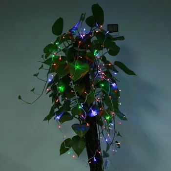 Spalvota lauko vandeniui RGB LED String Žibintai 30M 220V-240V, Kalėdos, Kalėdos Vestuvių Dekoracijos Girlianda Apšvietimas