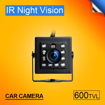 Ping CCD 420TVL 600TVL 700TVL VAIZDO Kamera Mini Saugumo Analoginė vaizdo Kamera, patalpų infraraudonųjų SPINDULIŲ Naktinio Matymo Automobilių Atsarginės Kameros