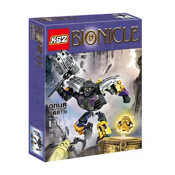 1 Dėžutė 108pcs BIONICLE serijos 708-1 Onur Kapitonas Žemė veiksmų skaičius, Statyba akmenys plytų žaislai Suderinama Su Legoed LR-617