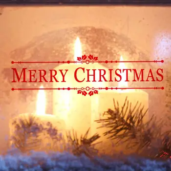 YOYOYU Linksmų Kalėdų Sienos Citatos Decal Kalėdų Dekoravimo Lipduką 