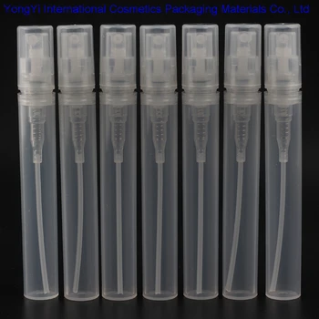 YS-5 7 Gabalus 5 ml Plastikinis Trial Pack Kvepalų Buteliukas Su Purškimo& Tuščias Nešiojamų Kosmetikos Parfum Vamzdelis Keliautojas Mėginio Vail