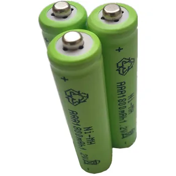 Karšto Pardavimo 14pcs/daug Didelės Galios AAA 1800MAH/1.2 V Įkraunamas NiMH Baterija 1800 mAh Naujas Baterijas