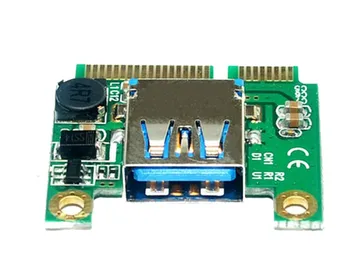 Karšto Naujas Mini PCI-E Plėtimosi Kortelės Lizdas USB 2.0 Sąsajos Adapteris Riser Card