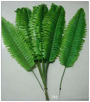 Dirbtinio šilko Augalų lapų Modeliavimas persų Žolės Lapų Dirbtinės žaliosios augalų lapų dirbtinių gėlių 