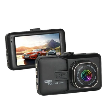 OOTDTY 3,0 Colių Automobilių DVR Kamera 1080P Full HD Transporto priemonės Vaizdo įrašymo 120 Laipsnių Brūkšnys Cam