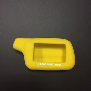 10vnt/daug didmeniniams X5 Silikono Atveju padengti Gumos Tomahawk X5 LCD Nuotolinio Tik Dvi Būdas, Automobilių Signalizacijos Tomahawk X5 Silikono Atveju