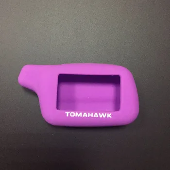 10vnt/daug didmeniniams X5 Silikono Atveju padengti Gumos Tomahawk X5 LCD Nuotolinio Tik Dvi Būdas, Automobilių Signalizacijos Tomahawk X5 Silikono Atveju