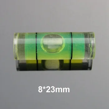 (20 Vienetų/Lot) HACCURY Burbulas gulsčiukas, Mini burbulas lygis Skersmuo 8mm